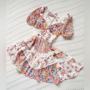 Altar'd State Multicolor Floral Mini Dress